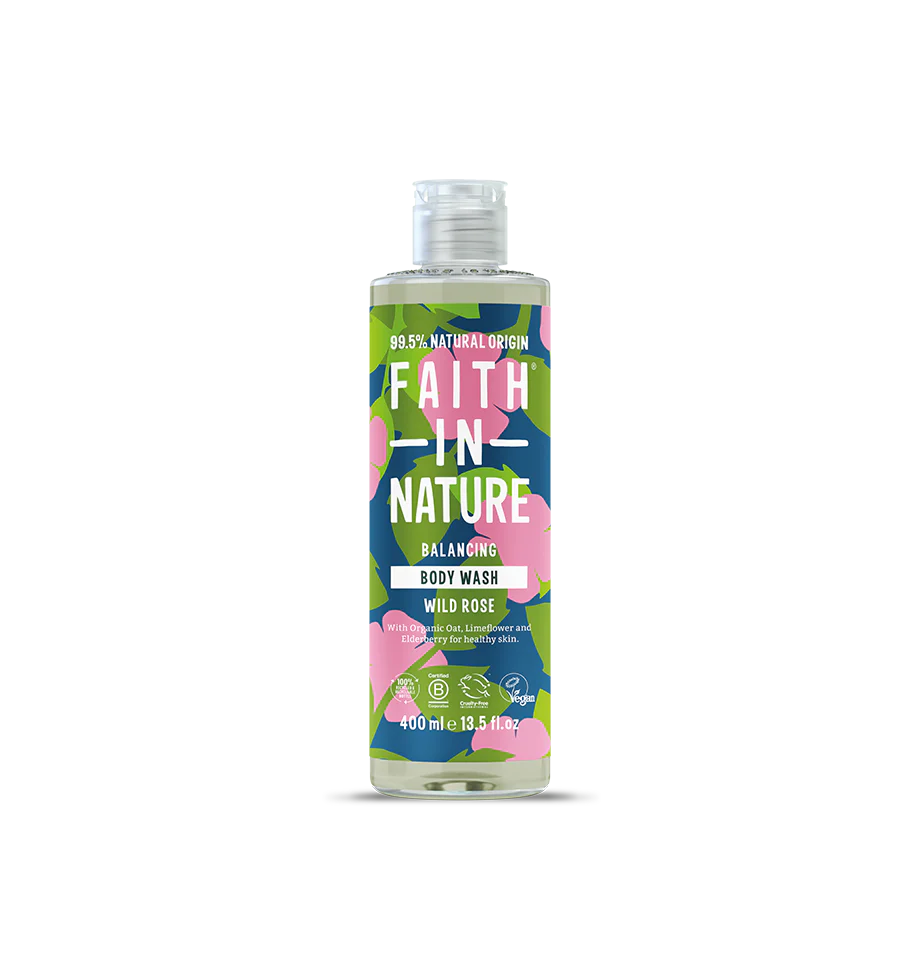 Faith In Nature Body Wash - Wild Rose 400ml