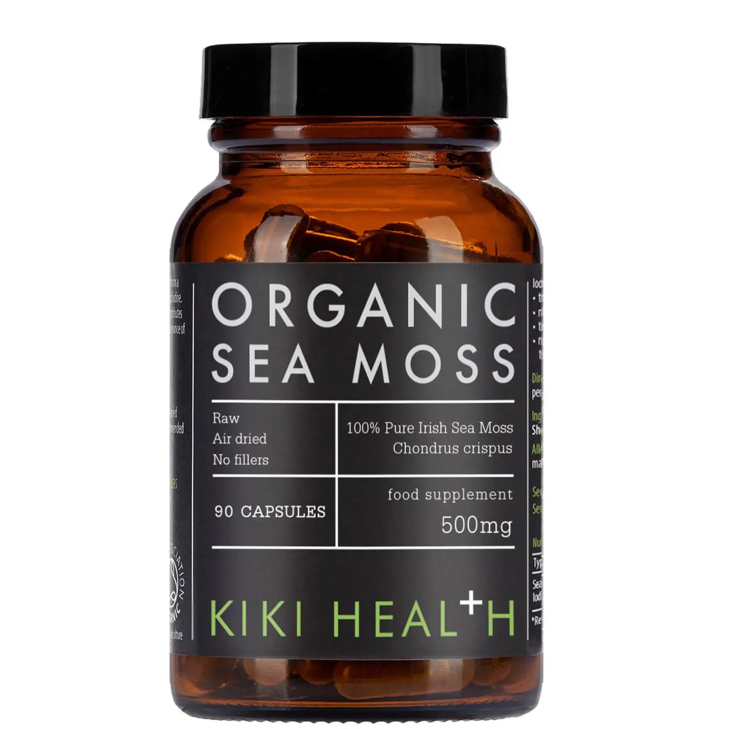 Organic Irish Sea Moss - 90 Vegicaps