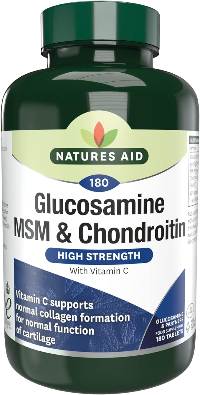 Natures Aid Glucosamine and Chondroitin Complex 180s