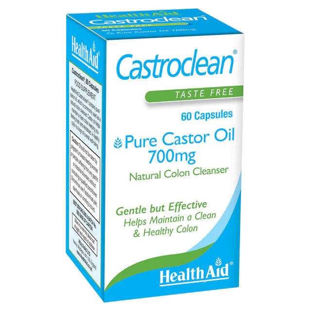 Castroclean (Castor Oil 700mg) - 60 Capsules