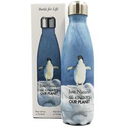 BLF s/steel drink bottle penguin