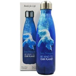 BFL s/steel drink bottle polar bear