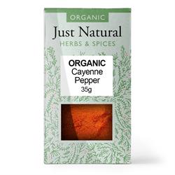 Just Natural Cayenne Pepper 35g box
