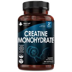New Leaf Products Creatine Capsules 180  capsules