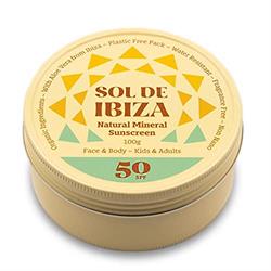 Sol de Ibiza Face & Body Natural Mineral Sunscreen SPF50
