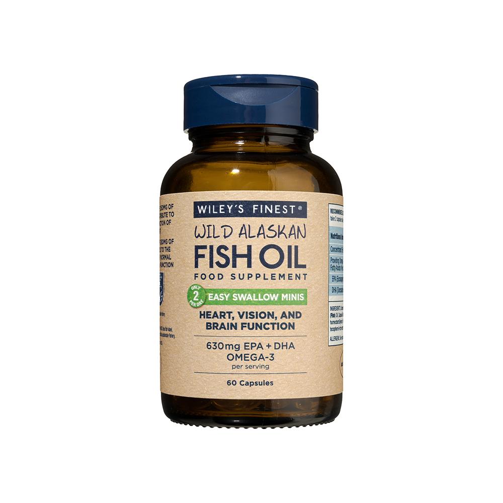 Wiley's Finest UK Omega 3 Easy Swallow Minis 60 Capsules