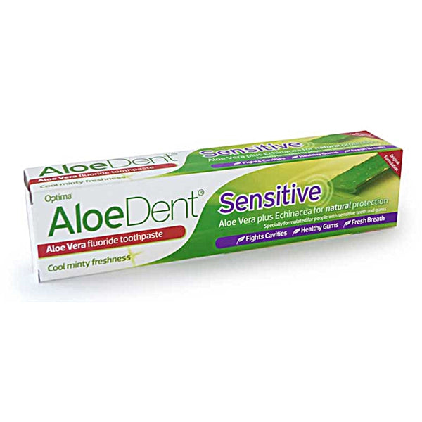 Aloe Dent Triple Action Aloe+CoQ10 Toothpaste FLUORIDE - Peppermint 100ml