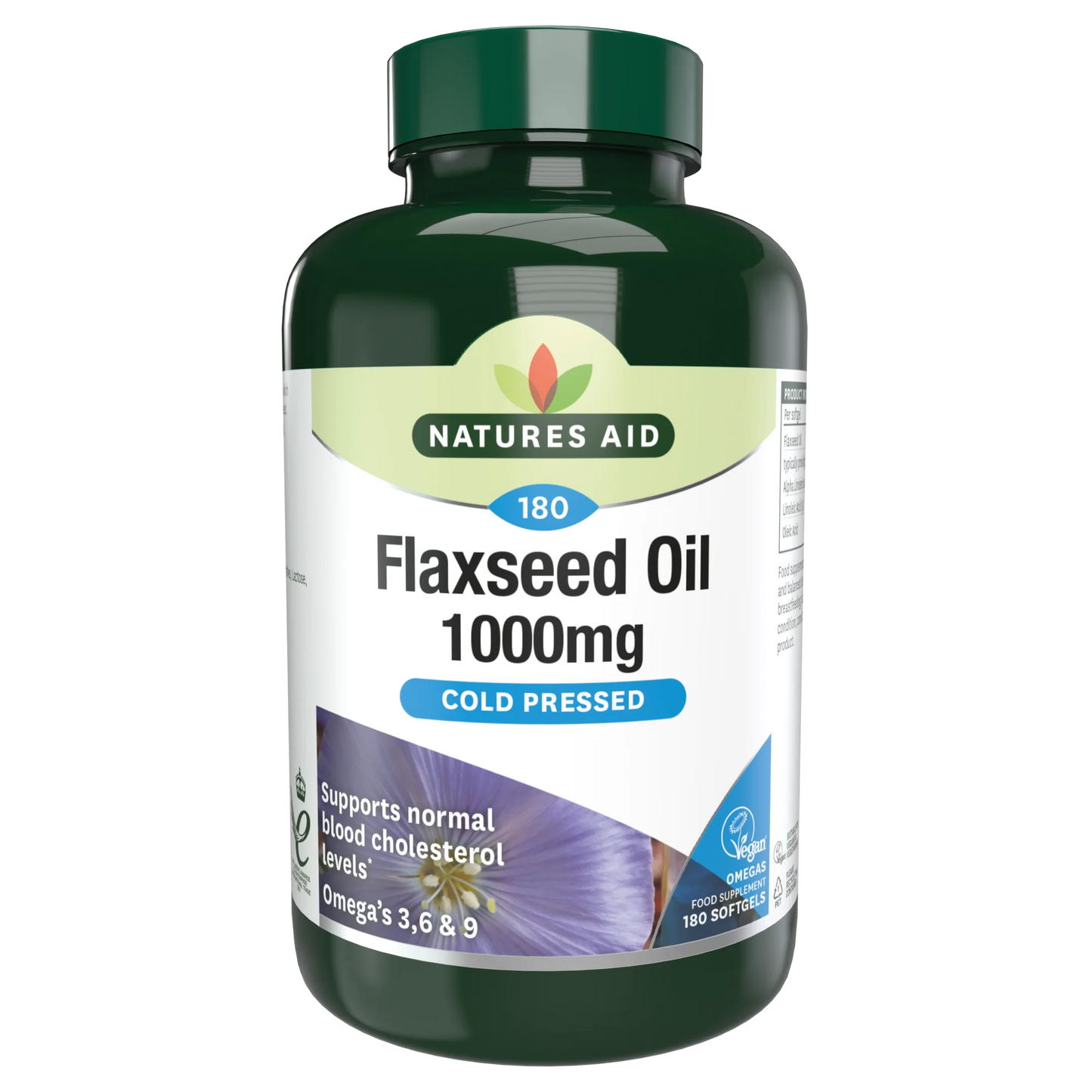 Natures Aid Flaxseed Oil Caps