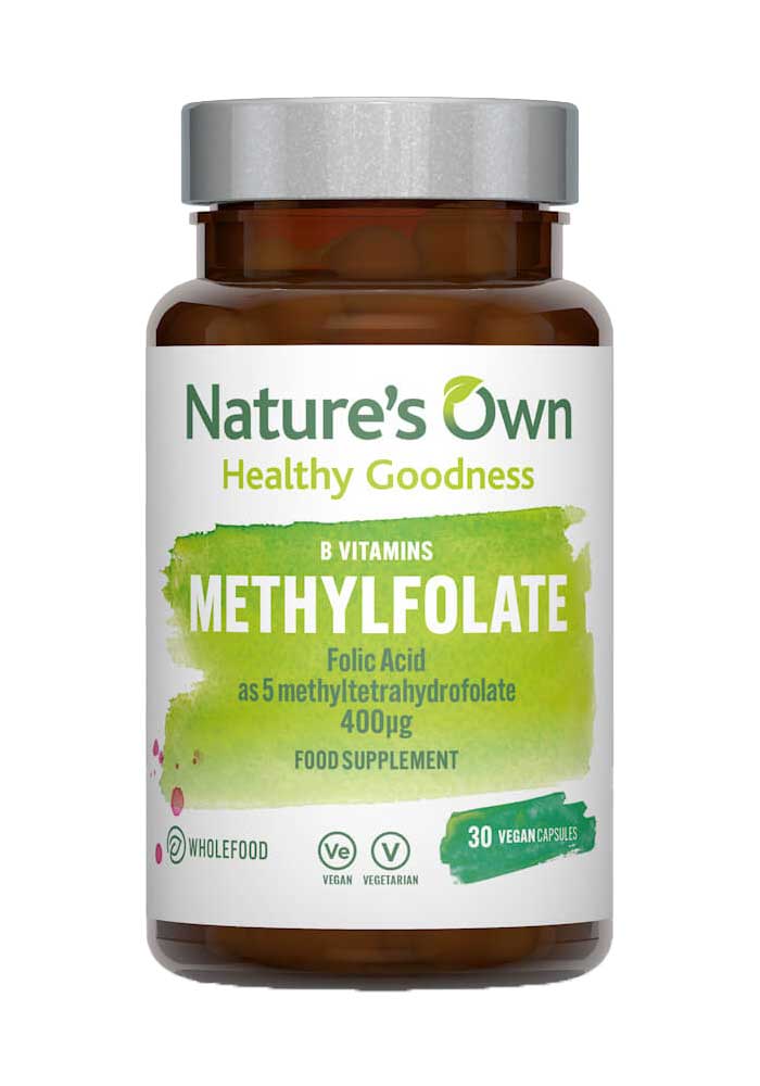 Natures Own Methylfolate Folic Acid 400ug 30s