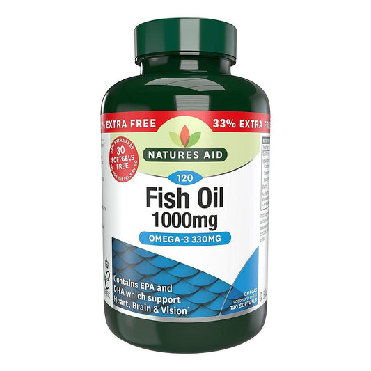 Natures Aid Fish Oil 1000mg 120 capsule