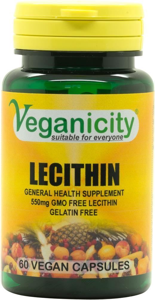 Veganicity Lecithin 550mg 60 vegicaps