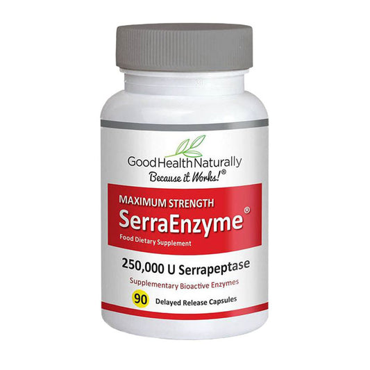 Good Health Naturally Max Strenth SerraEnzyme 250,000iu