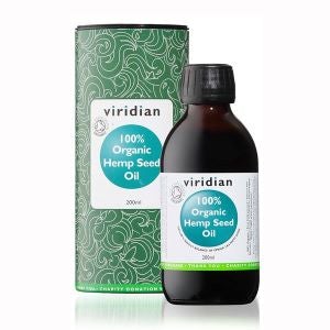Viridian 100% Organic Hemp Oil 200ml