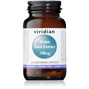 Viridian Grape Seed Extract 100mg Capsules