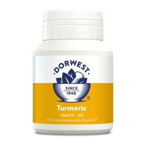 Dorwest Turmeric Tablets for Dogs & Cats 100 Tablets