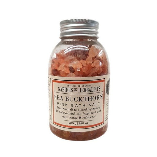 Napiers Sea Buckthorn Pink Bath Salts