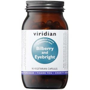 Viridian Bilberry with Eyebright Extract Capsules