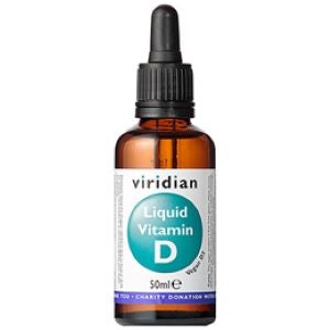 Viridian Liquid Vitamin D3 (Vegan) 2000iu 50ml